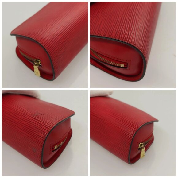 LOUIS VUITTON Epi Dauphine PM Pouch Castilian Red - Picture 15 of 15
